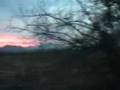 A burning sunset with Rhino and Eland