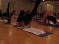 LaraH  14 teaches fullbind to hurdle yoga pose