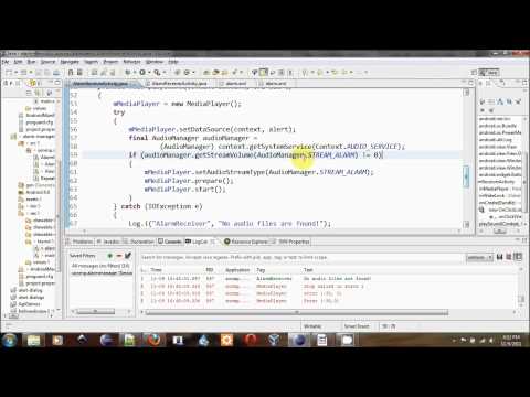 how to set alarm in android