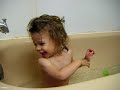 Aliya singing in the bath