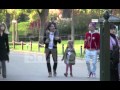 Red Hot Chili Pepper Anthony Kiedis and flea enjoying Paris with kids