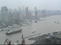 Smalley looks at the Bund from Pams appartment