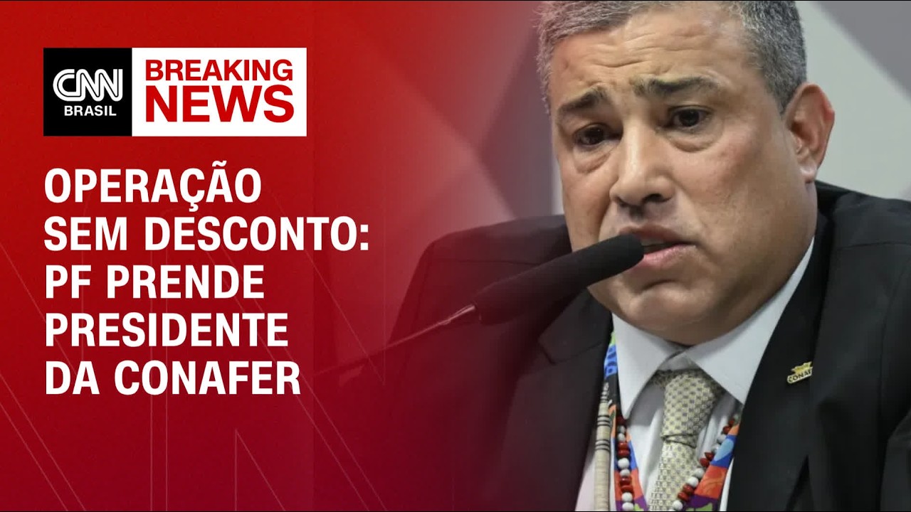 PF prende presidente de associação envolvido no roubo bilionário do INSS | LIVE CNN