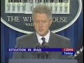 Bill Clinton 1998 Iraq Liberation Act