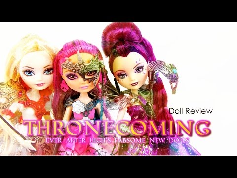 high - by request: Check out the New Thronecoming Dolls from Ever After High ... Perfect for any doll lover XD Our Second Channel: http://www.youtube.com/createsomethingfab Official Website: http://ww...
