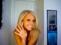 Sexy Young Blond Teen Strip