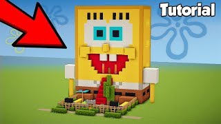 Minecraft: How to live Inside SpongeBob - House Tutorial 2018