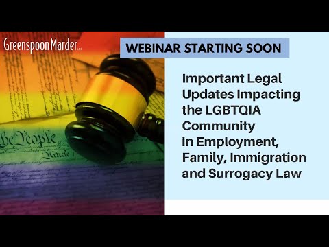 Webinar: Important Legal Updates Impacting the LGBTQIA Community