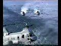 Helicopter crash off a destroyer