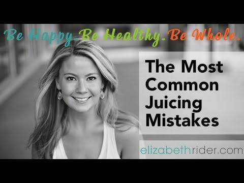 juicing - Head on over to http://www.elizabethrider.com and subscribe to my email list for exclusive free content including healthy recipes, cooking classes and wellne...