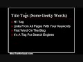 Blog Marketing- 5 Blog SEO Tips Blog Marketing- 5 Blog SEO Tips
