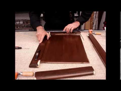 how to repair oak veneer door