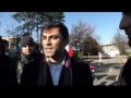 Protest action of Azeri youth against Euronews 3/4