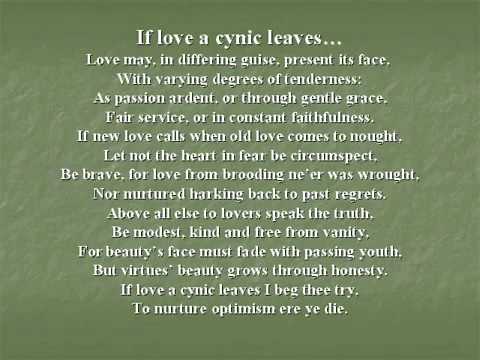 how to love a cynic