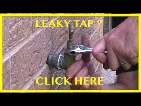 how to fit an outside tap