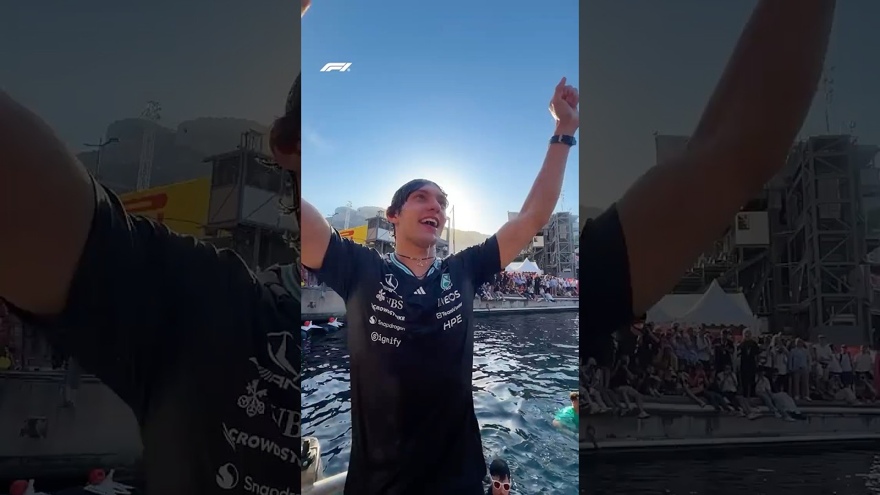 Kimi Upholding Monaco Tradition 💦
