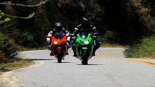 2010 Bennche Megelli 250R vs Kawasaki Ninja 250R M