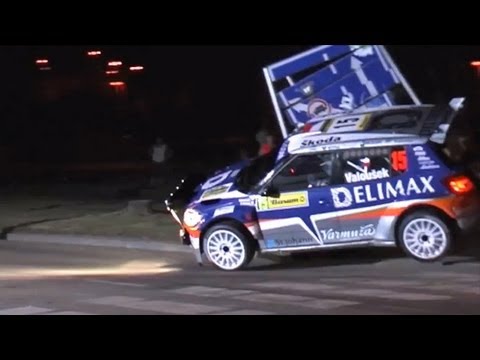 Pavel Valoušek crash - Barum Czech rally Zlin 2009