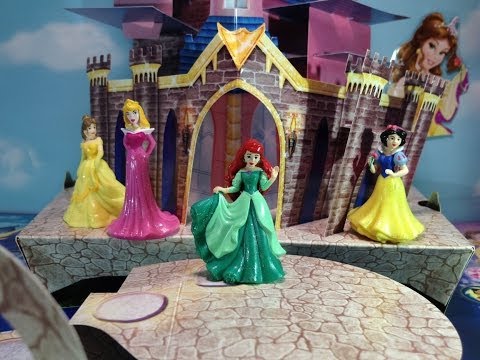 Disney Princess Pop Up Magic Castle Game with Belle + Ariel and other Disney Moive Princess