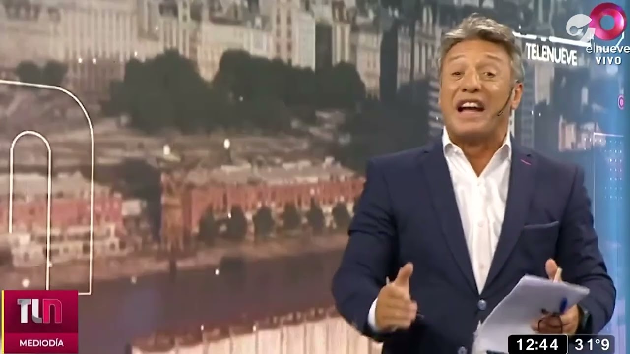 Un cronista de El Nueve se desmayó en vivo: tuvieron que cortar la transmisión