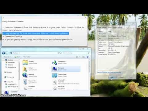 how to repair ieframe.dll