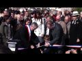 retour sur le 16 mars avec le dernier d�placement commun de malika m�nard, miss france 2010 et de genevi�ve de fontenay, pr�sidente du comit� miss france, pour l'inauguration de la rue pierre et h�l�ne collet � authie. en compagnie de louis mexandeau, ancien ministre, de jean-marie girault, s�nateur maire honoraire de caen, de philippe duron, d�put�-maire de caen et de xavier de fontenay. ma�tre de c�r�monie, jo�l pizy, maire d'authie. images de christophe neveu.