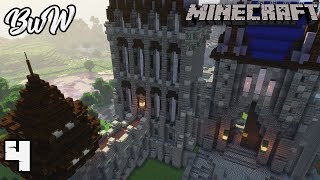 Let's Build a Castle #4 CASTLE TOWER WARD : MINECRAFT 1.13.2 Survival Let's Play 160