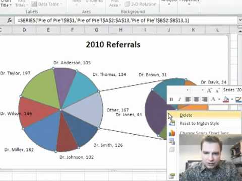how to decide x and y axis on excel