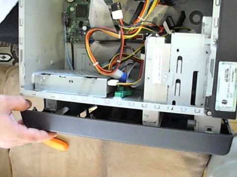 how to fit a dvd rw drive