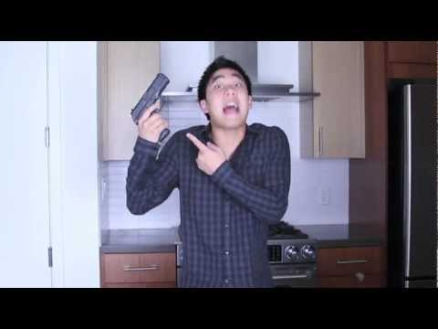 Hard And Black Realistic But Not Real Gun with Ryan Higa