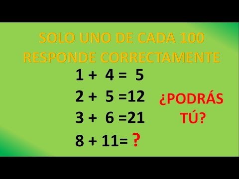 SOLO UNO DE CADA MIL RESPONDE A ESTE ACERTIJO MATEMÁTICO, SEGURO ERES UNO DE ELLOS
