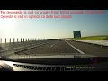 Masina in flacari pe A2
