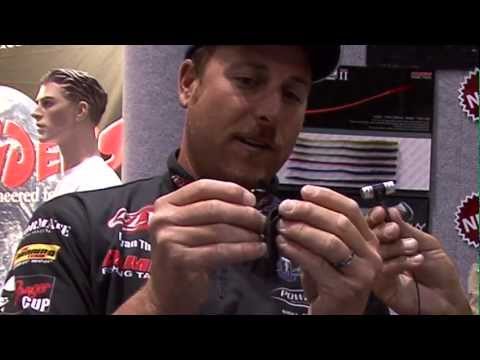 Bryan Thrift demos Damiki's Mamba Jig 2 at ICAST 2012 for Fishhound.com