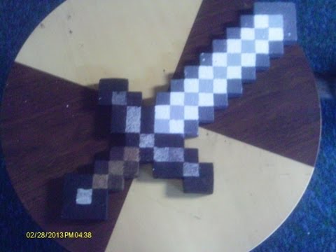 a  Minecraft Real THIS Make A plane Sword Life JOKE! papercraft IS f15 In to How