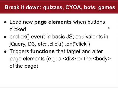 VIDEO: JavaScript Journalism and interactivity | Online Journalism Blog