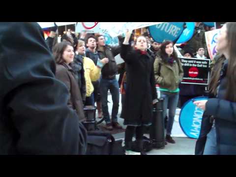 Fracking Protest In New York City