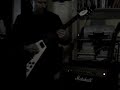 Slow A Cappella Blues Gibson Flying V & Marshall Valvestate