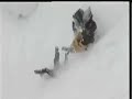 Snowmobile Hillclimb Ends Badly