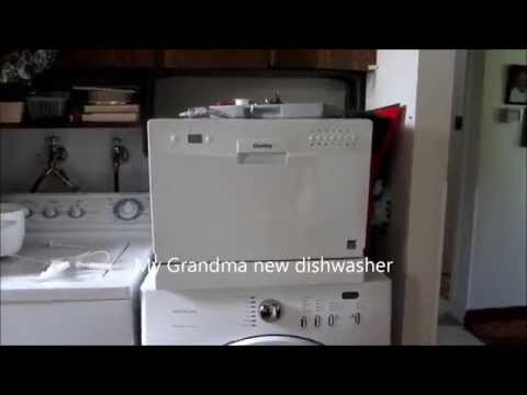 how to fasten dishwasher to countertop