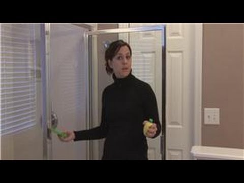 how to clean glass doors of shower