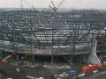 Red Bull Arena construction time-lapse: February 2009