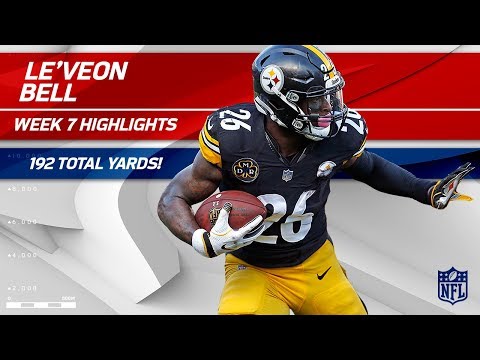 Video: Le'Veon Bell's Big Game w/ 192 Total Yards! | Bengals vs. Steelers | Wk 7 Player Highlights