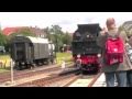 Dampflok BR 78 468 zwischen Niebüll und Dagebüll (Mole). Teil 1