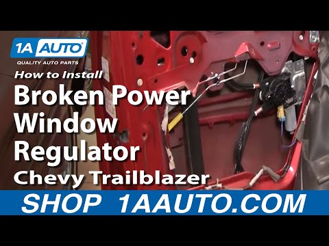 How To Install Replace Broken Power Window Regulator Chevy Trailblazer GMC Envoy 02-09 1AAuto.com