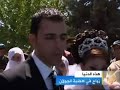 تقرير : يوسف نور عوضتاريخ بث التقرير : 28/9/2008 بعد الزواج  الذي عقده سبعة من السوريين عبروا الحدود إلى الجولان المحتل في عام ألف وتسعمئة وتسعة وتسعين ، عقد أخيرا زواج حرك كثيرا من المشاعر على حانبي نقطتي العبور في الجولان المحتل .إنه زواج نهال الصفدي من ابن عمها ربيع الصفدي وقد تم الزواج وسط مشاعر من الفرح والحزن ، الفرح من أجل لقاء الأهل الذين طال البعد عنهم والحزن لأن العروس لا تعرف إن كانت ستتاح لها فرصة رؤية أهلها من جديد.