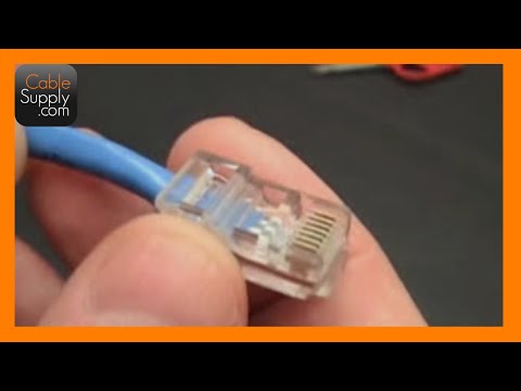 how to make an ethernet patch cable rj45