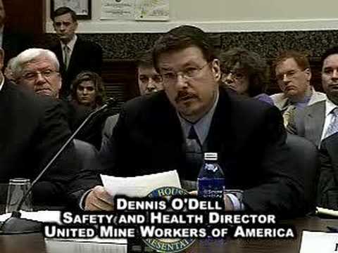 Mine Safety Hearing: Dennis O'Dell