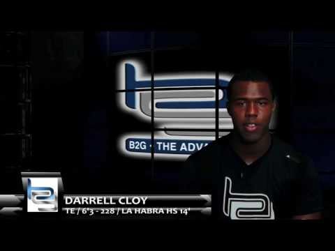 Cloy - '14 TE DARRELL CLOY talks Recruitment, Offers, and how #B2GEliteCamp has prepared him for D1. 2X B2G ELITE CAMP ALUMNI!! 2X FIVE STAR 7v7 TEAM!! Follow him @...