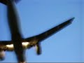 Aeroplane landing at Manchester Airport 3