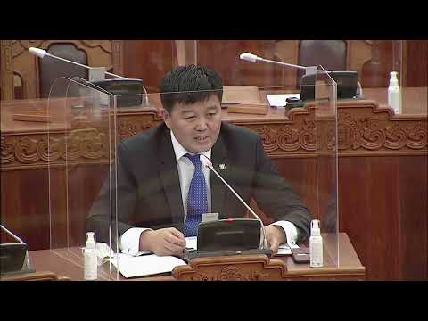 Монгол Улсын Их Хурлын хяналт, шалгалтын тухай анхдагч хуулийн төслийг өргөн барилаа